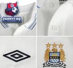 Поло Манчестер Сити / Manchester City WTC Tipped Polo - White