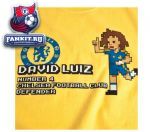 Футболка Челси / Chelsea David Luiz Pixel T-Shirt - Yellow - Mens