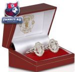 Запонки Манчестер Юнайтед Серебро / MANCHESTER UNITED CREST CUFFLINKS - STERLING SILVER 