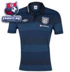 Поло Англия / England Media Polo Sponsored - Galaxy / Insignia Blue / Dark Navy