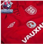Кофта Англия / England Warm Up Top Sponsored - Dark Vermillion