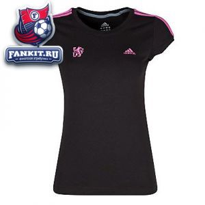 Футболка Челси Адидас / Adidas Chelsea Essentials 3 Stripe T-Shirt
