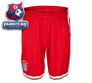 Бавария трусы игровые домашние 2013-14 Adidas красные