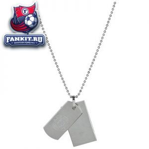 Серебряная цепочка с подвеской Челси / Chelsea Crest Double Dog Tag And Chain Stainless Steel 