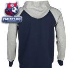 Кофта Челси / adidas Chelsea Core Hooded Zip Top - Medium Grey Heather/Collegiate Navy/Cyan