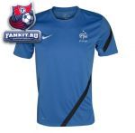 Футболка Франция / France Training Top - Pacific Blue/Dark Obsidian/White