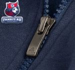Кофта Челси / adidas Chelsea Core Hooded Zip Top - Medium Grey Heather/Collegiate Navy/Cyan