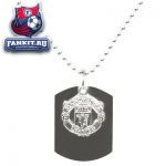 Подвеска Манчестер Юнайтед / MANCHESTER UNITED PLAIN DOG TAG WITH CREST & CHAIN