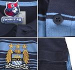 Поло Манчестер Сити / Manchester City WTC Stripe Polo - Dark Navy / Vista Blue