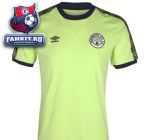 Футболка Манчестер Сити / Manchester City 1350 Classics Ringer T-Shirt - Sharp Green / Dark Navy