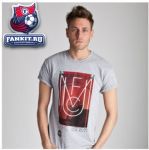 Футболка Манчестер Юнайтед / MANCHESTER UNITED MUFC EST 1878 GRAPHIC T-SHIRT - GREY MARL - MENS 