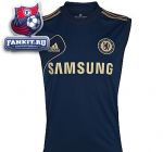 Майка Челси / adidas Chelsea Training Sleeveless Jersey - Collegiate Navy/Light Football Gold