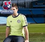 Футболка Манчестер Сити / Manchester City 1350 Classics Ringer T-Shirt - Sharp Green / Dark Navy