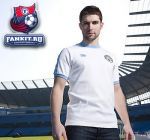 Футболка Манчестер Сити / Manchester City 1350 Classics Ringer T-Shirt - White / Vista Blue