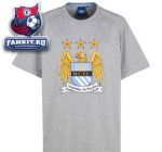 Футболка Манчестер Сити / Manchester City Essential Alternator T-Shirt - Ice Marl