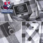 Рубашка Селтик / Celtic Heritage Woven Check Shirt - Black/Charcoal/White