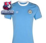 Футболка Манчестер Сити / Manchester City 1350 Classics Ringer T-Shirt - Vista Blue / White