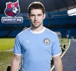 Футболка Манчестер Сити / Manchester City 1350 Classics Ringer T-Shirt - Vista Blue / White