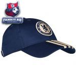 Кепка Челси / adidas Chelsea 3 Stripe Cap - Collegiate Navy/Light Football Gold