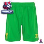 Ливерпуль трусы игровые вратарские 2012-13 Warrior зеленые / LFC Adult Home Goalkeeper Shorts 12/13