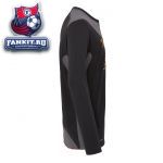Ливерпуль майка игровая выездная с длинным рукавом 2012-13 Warrior черно-серая / Liverpool Away Shirt 2012/13 - Long Sleeve
