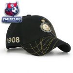 Кепка Интер / Inter black gold logo cap