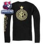 Кофта Интер / Inter black logo ls tee