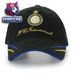 Кепка Интер / Inter black logo cap 2