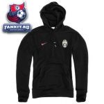 Толстовка Ювентус / Juventus black logo hoodie 11/12
