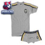 Детские футболка и трусы Ювентус / Juventus grey boy tee and boxer set
