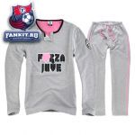 Женская пижама Ювентус / Juventus grey woman plush pyjamas