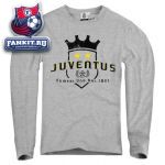 Кофта Ювентус / Juventus ls grey crest tee