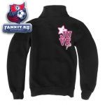 Женская кофта Ювентус / Juve girls black full zip hoodie top