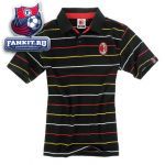 Поло Милан / Milan black striped polo