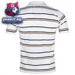 Поло Реал Мадрид / Real Madrid Striped Polo - White